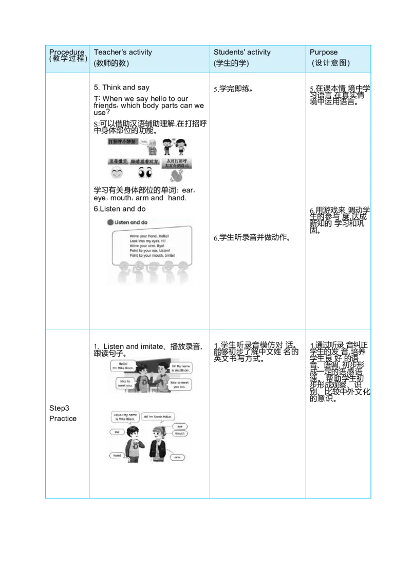 Unit1MakingfriendsPartAlet'stalk&let'slearn大单元整体教学设计_26春四年级上下册人教版_四上英语合集人教版PEP英语四年级上册新教材（教学视频+课件+动画+音频+练习+教案）_Unit1