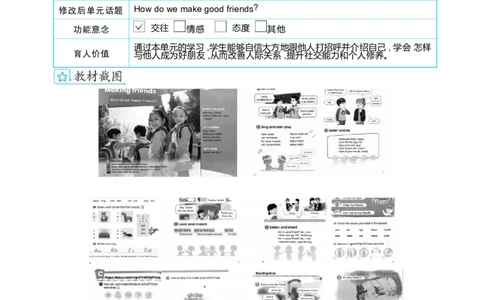 Unit1MakingfriendsPartAlet'stalk&let'slearn大单元整体教学设计_26春四年级上下册人教版_四上英语合集人教版PEP英语四年级上册新教材（教学视频+课件+动画+音频+练习+教案）_Unit1