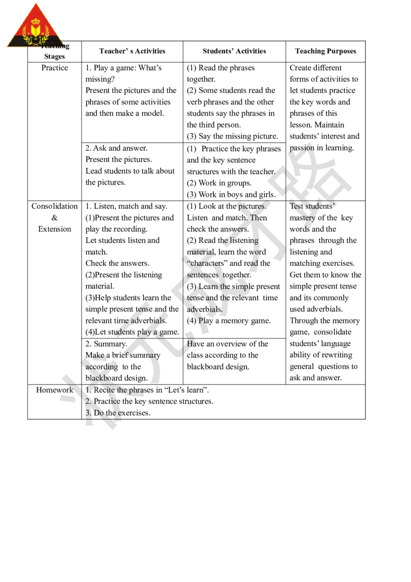 Thethirdperiod（第三课时）_26春四年级上下册人教版_四上英语合集人教版PEP英语四年级上册新教材（教学视频+课件+动画+音频+练习+教案）_19同步教案课件_人教pep3_3-6上册_6年级上册_Unit4