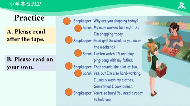 Unit1PartB课件_26春四年级上下册人教版_四上英语合集人教版PEP英语四年级上册新教材（教学视频+课件+动画+音频+练习+教案）_19同步教案课件_人教pep3_5年级下册_PDF课件