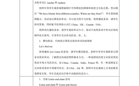 Unit1PartAHowdowegreetnewpeople_Unit1Meetingnewpeople（第二课时）_教学设计2_26春四年级上下册人教版_19同步教案课件_人教pep3_小学英语PEP单独教案（3-6年级上下册）_3-6下册_Unit1