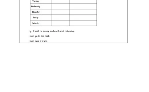 9Unit5ItwillbesunnyandcooltomorrowLesson1_国家课_课后练习_26春四年级上下册人教版_四上英语合集人教版PEP英语四年级上册新教材（教学视频+课件+动画+音频+练习+教案）_17练习资料