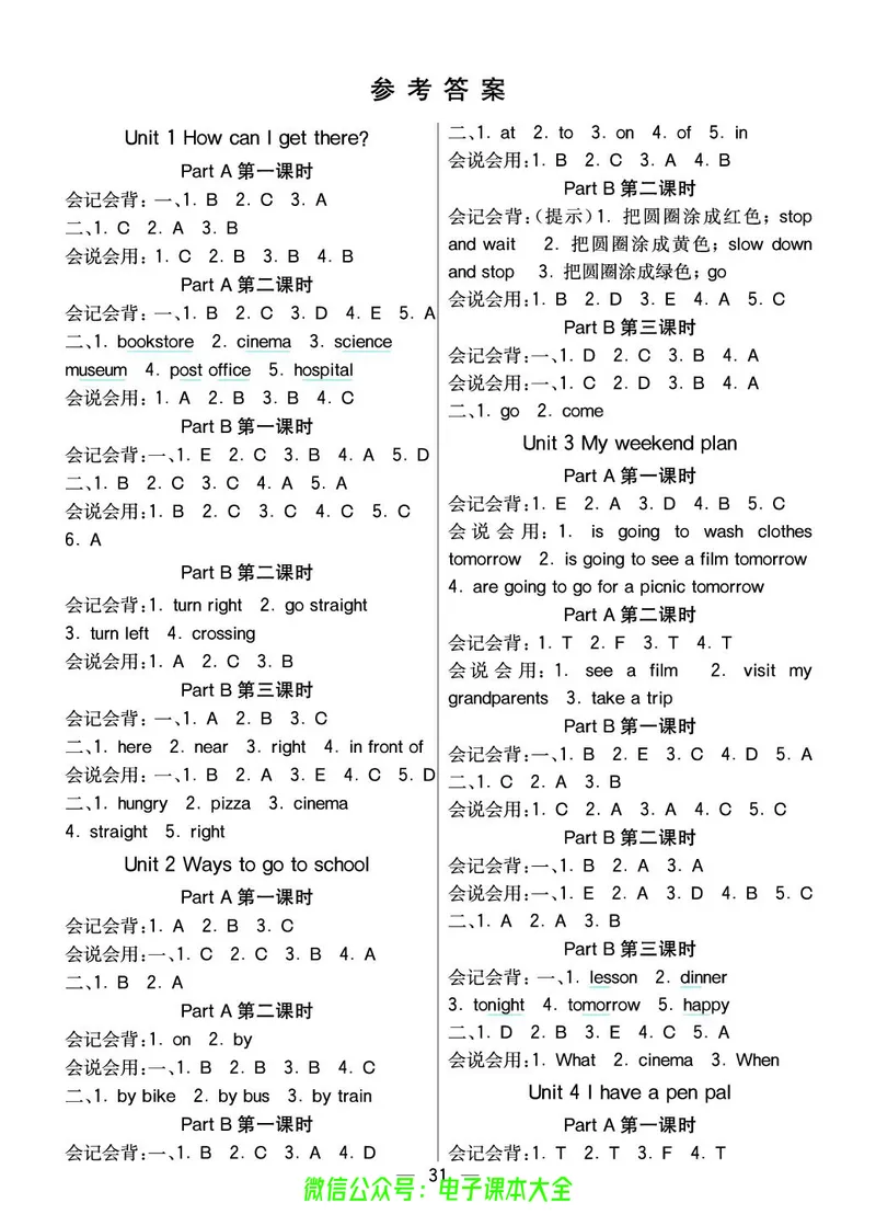 pep6a_26春四年级上下册人教版_四上英语合集人教版PEP英语四年级上册新教材（教学视频+课件+动画+音频+练习+教案）_17练习资料_小学英语（预习复习资料大礼包）_《预习卡》_3-6上册