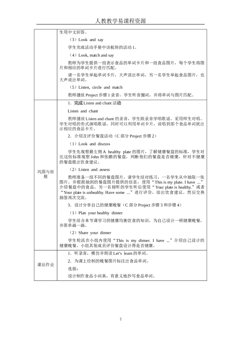 Unit4Lesson5_26春四年级上下册人教版_四上英语合集人教版PEP英语四年级上册新教材（教学视频+课件+动画+音频+练习+教案）_19同步教案课件_人教pep3_3-6下册_《三下新教材教案》25春