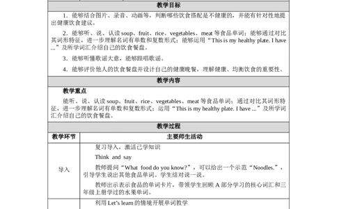Unit4Lesson5_26春四年级上下册人教版_四上英语合集人教版PEP英语四年级上册新教材（教学视频+课件+动画+音频+练习+教案）_19同步教案课件_人教pep3_3-6下册_《三下新教材教案》25春