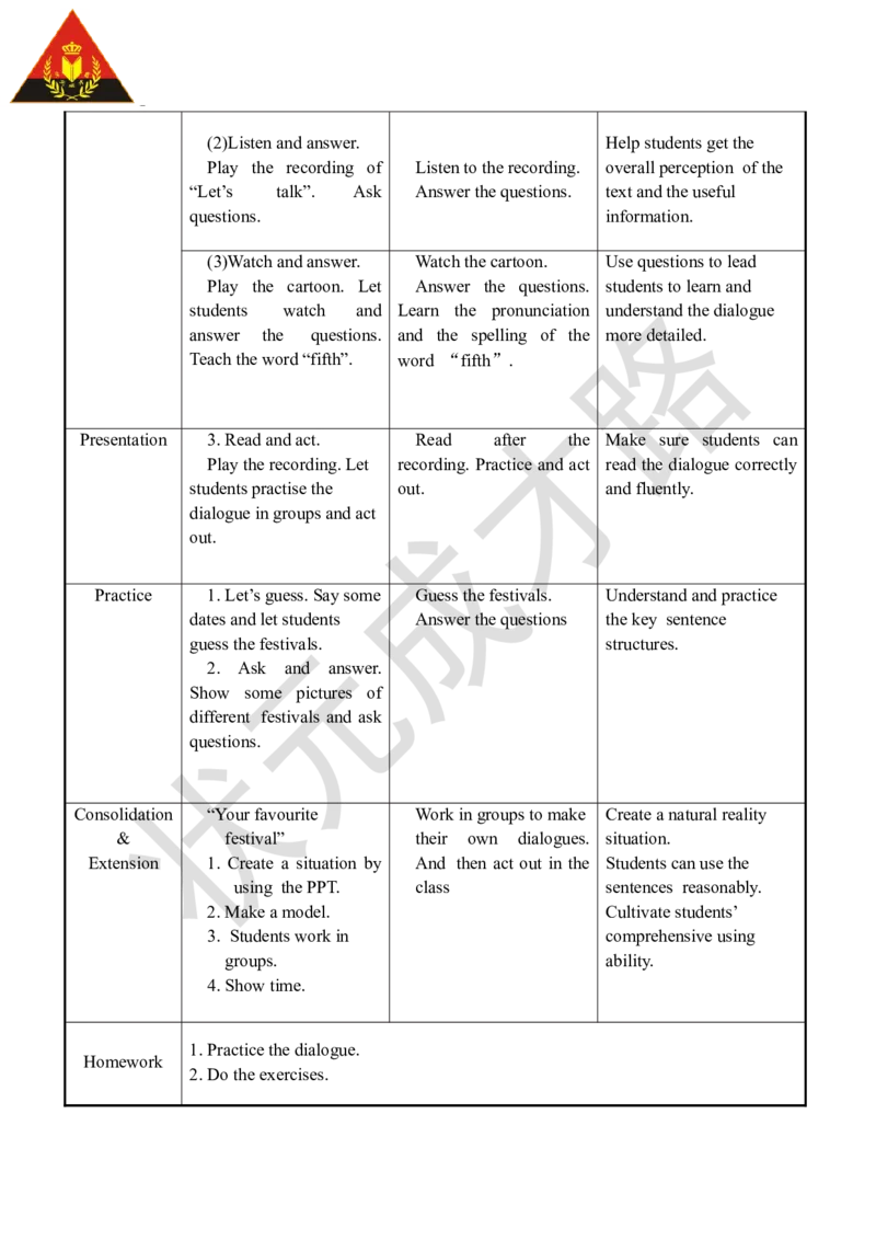 Thefirstperiod（第一课时）_26春四年级上下册人教版_四上英语合集人教版PEP英语四年级上册新教材（教学视频+课件+动画+音频+练习+教案）_19同步教案课件_人教pep3_3-6下册_5年级下册_17