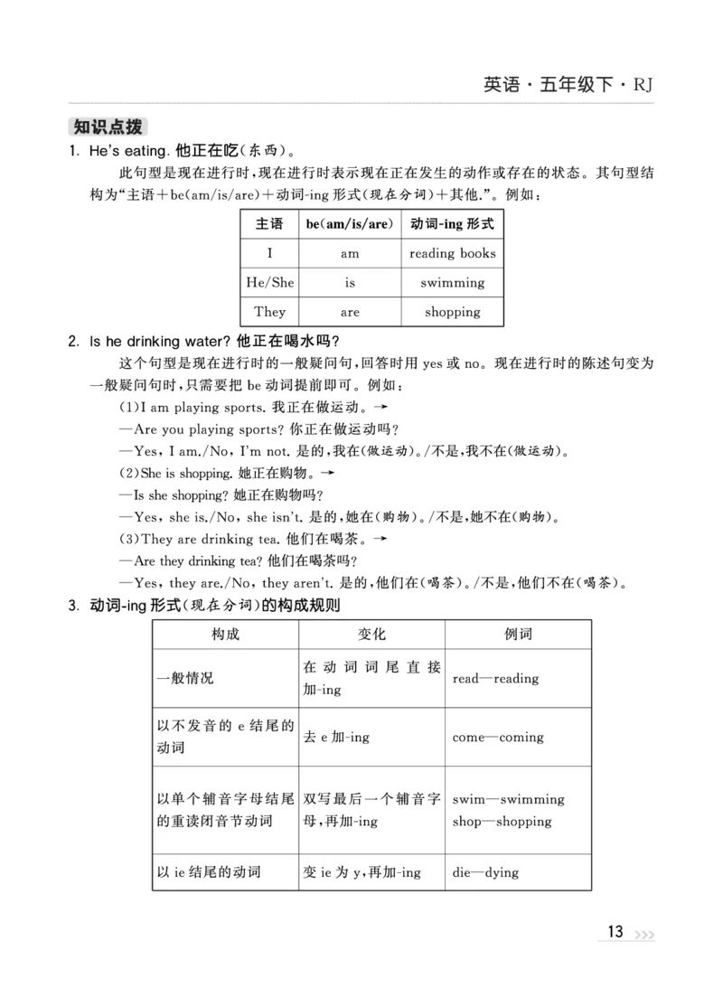 人教英语5下知识梳理_26春四年级上下册人教版_四上英语合集人教版PEP英语四年级上册新教材（教学视频+课件+动画+音频+练习+教案）_17练习资料_小学英语（预习复习资料大礼包）