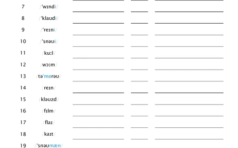 U5看音标默写单词_26春四年级上下册人教版_四上英语合集人教版PEP英语四年级上册新教材（教学视频+课件+动画+音频+练习+教案）_05单词背诵默写8套（word+pdf）_word版