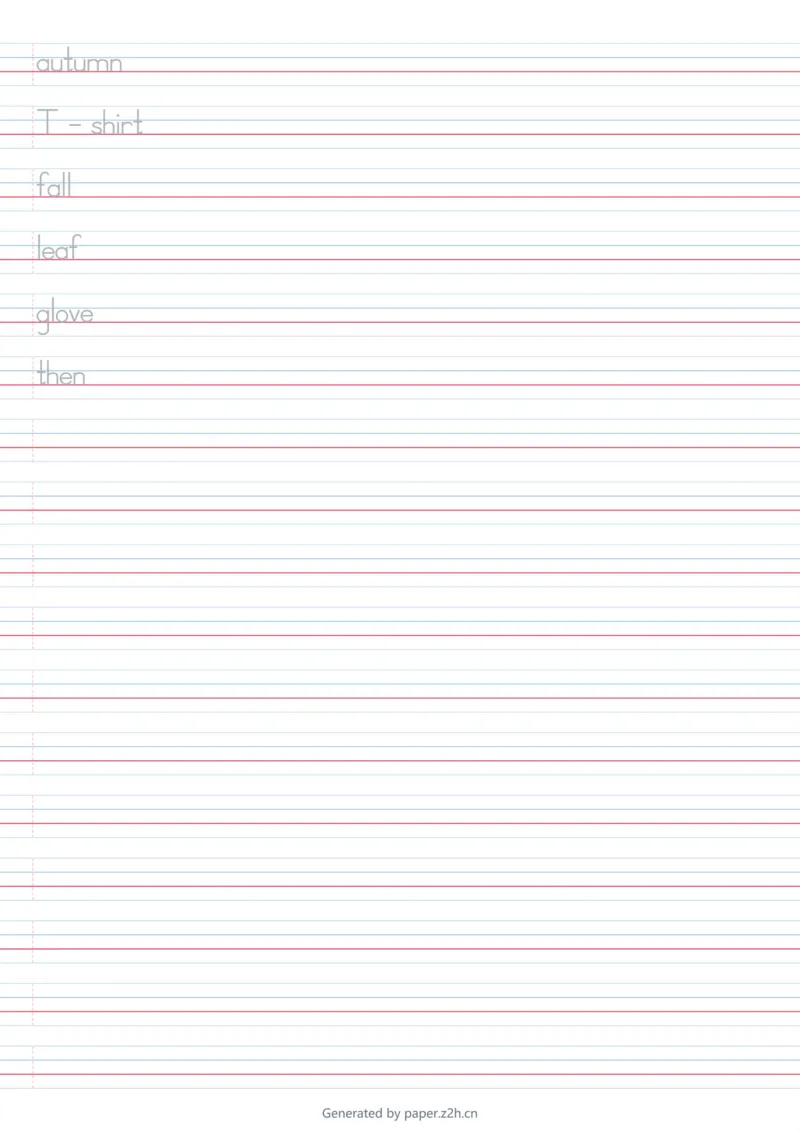 U6木棍体字帖_26春四年级上下册人教版_四上英语合集人教版PEP英语四年级上册新教材（教学视频+课件+动画+音频+练习+教案）_06单词字帖3套_word版