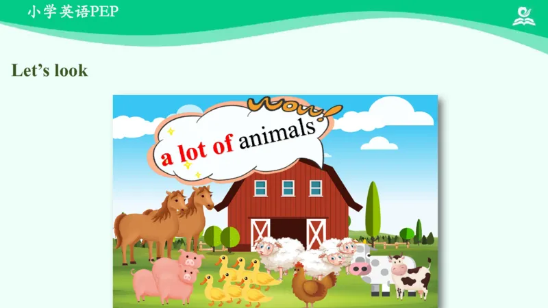 Unit4Atthefarm-PartB课件_26春四年级上下册人教版_四上英语合集人教版PEP英语四年级上册新教材（教学视频+课件+动画+音频+练习+教案）_19同步教案课件_人教pep3_4年级下册_PDF课件