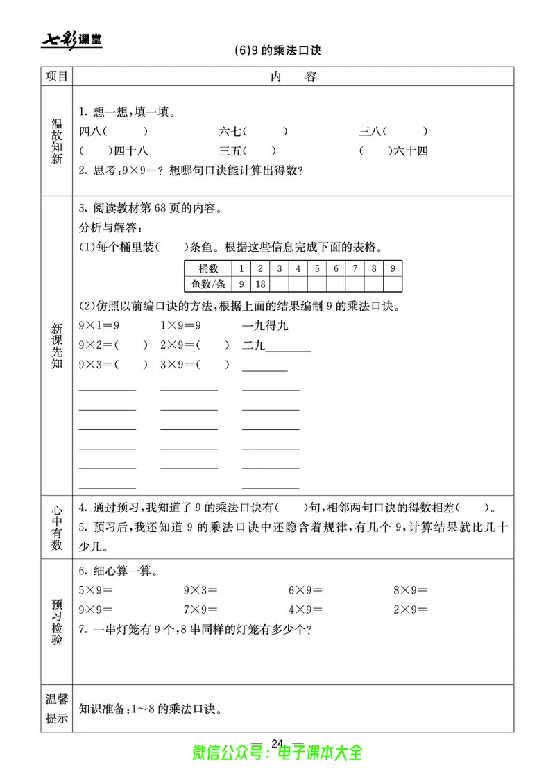 BJ版2a_26春四年级上下册人教版_四上英语合集人教版PEP英语四年级上册新教材（教学视频+课件+动画+音频+练习+教案）_17练习资料_小学英语（预习复习资料大礼包）_《预习卡》_1-6上册