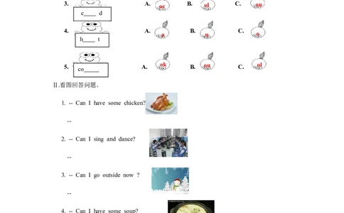 Unit3第二课时_26春四年级上下册人教版_四上英语合集人教版PEP英语四年级上册新教材（教学视频+课件+动画+音频+练习+教案）_19同步教案课件_人教pep3_3-6年级下册_4年级下册_Unit3Weather