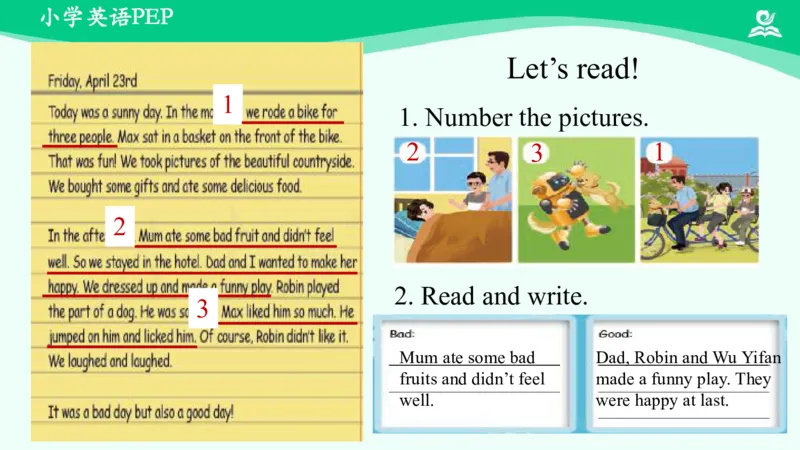 Unit3PartB课件_26春四年级上下册人教版_四上英语合集人教版PEP英语四年级上册新教材（教学视频+课件+动画+音频+练习+教案）_19同步教案课件_人教pep3_6年级下册_PDF课件