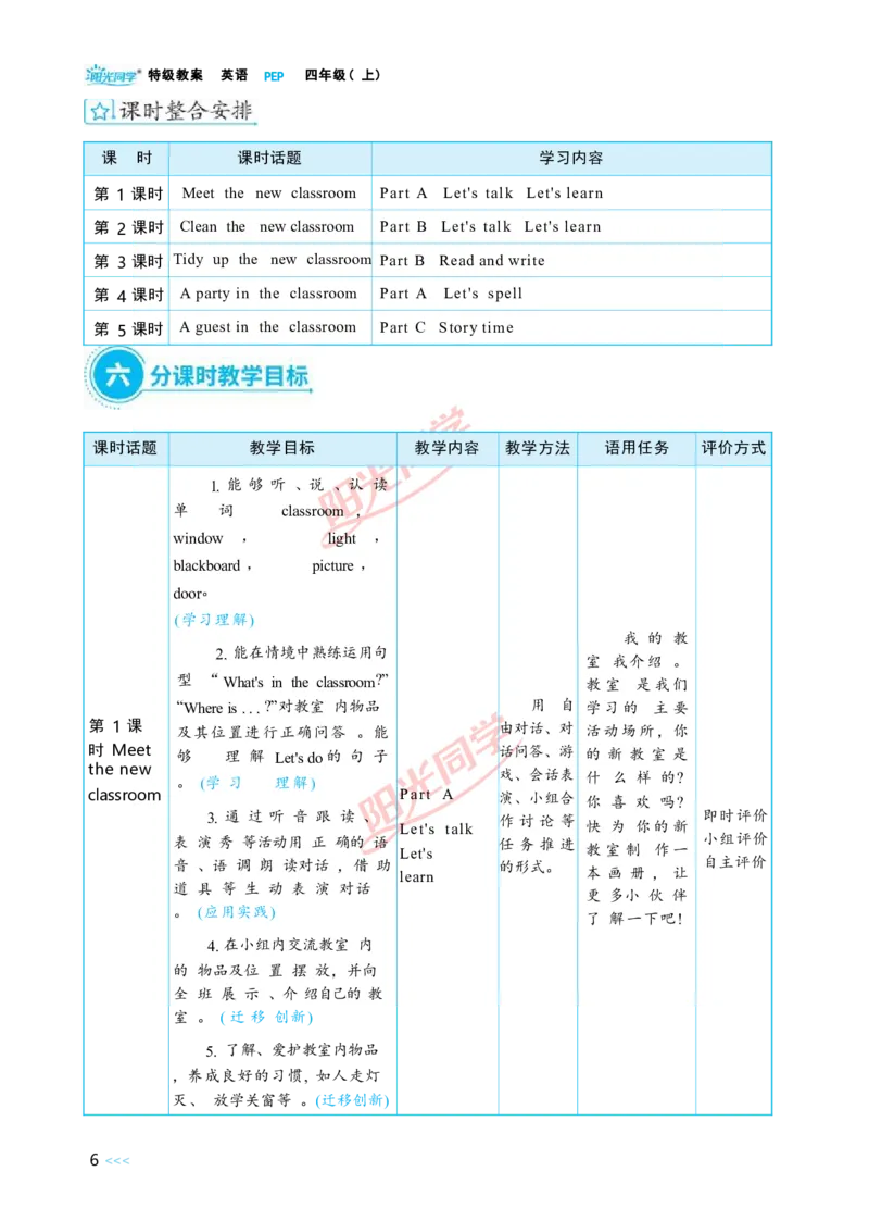 Unit1_26春四年级上下册人教版_四上英语合集人教版PEP英语四年级上册新教材（教学视频+课件+动画+音频+练习+教案）_19同步教案课件_人教pep3_小学英语PEP单独教案（3-6年级上下册）