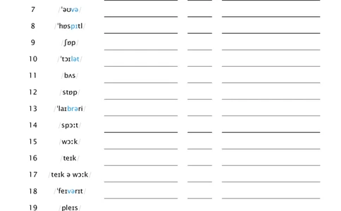 Unit3看音标默单词_26春四年级上下册人教版_四上英语合集人教版PEP英语四年级上册新教材（教学视频+课件+动画+音频+练习+教案）_05单词背诵默写8套（word+pdf）_word版