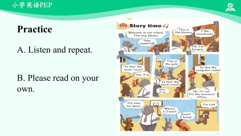 Unit1PartC课件_26春四年级上下册人教版_四上英语合集人教版PEP英语四年级上册新教材（教学视频+课件+动画+音频+练习+教案）_19同步教案课件_人教pep3_4年级下册_PDF课件