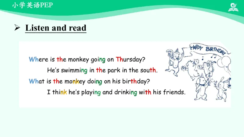 Recycle2PartB课件_26春四年级上下册人教版_四上英语合集人教版PEP英语四年级上册新教材（教学视频+课件+动画+音频+练习+教案）_19同步教案课件_人教pep3_5年级下册_PDF课件