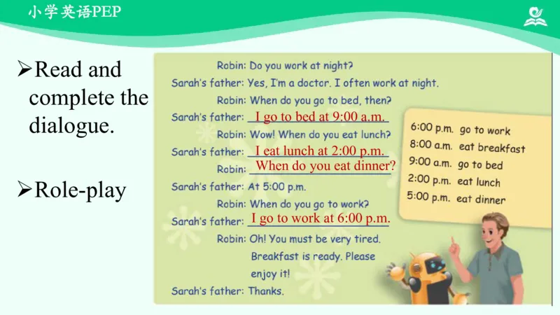 Recycle1PartA课件_26春四年级上下册人教版_四上英语合集人教版PEP英语四年级上册新教材（教学视频+课件+动画+音频+练习+教案）_19同步教案课件_人教pep3_5年级下册_PDF课件