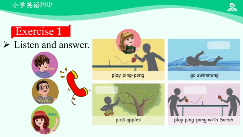 Recycle1PartA课件_26春四年级上下册人教版_四上英语合集人教版PEP英语四年级上册新教材（教学视频+课件+动画+音频+练习+教案）_19同步教案课件_人教pep3_5年级下册_PDF课件