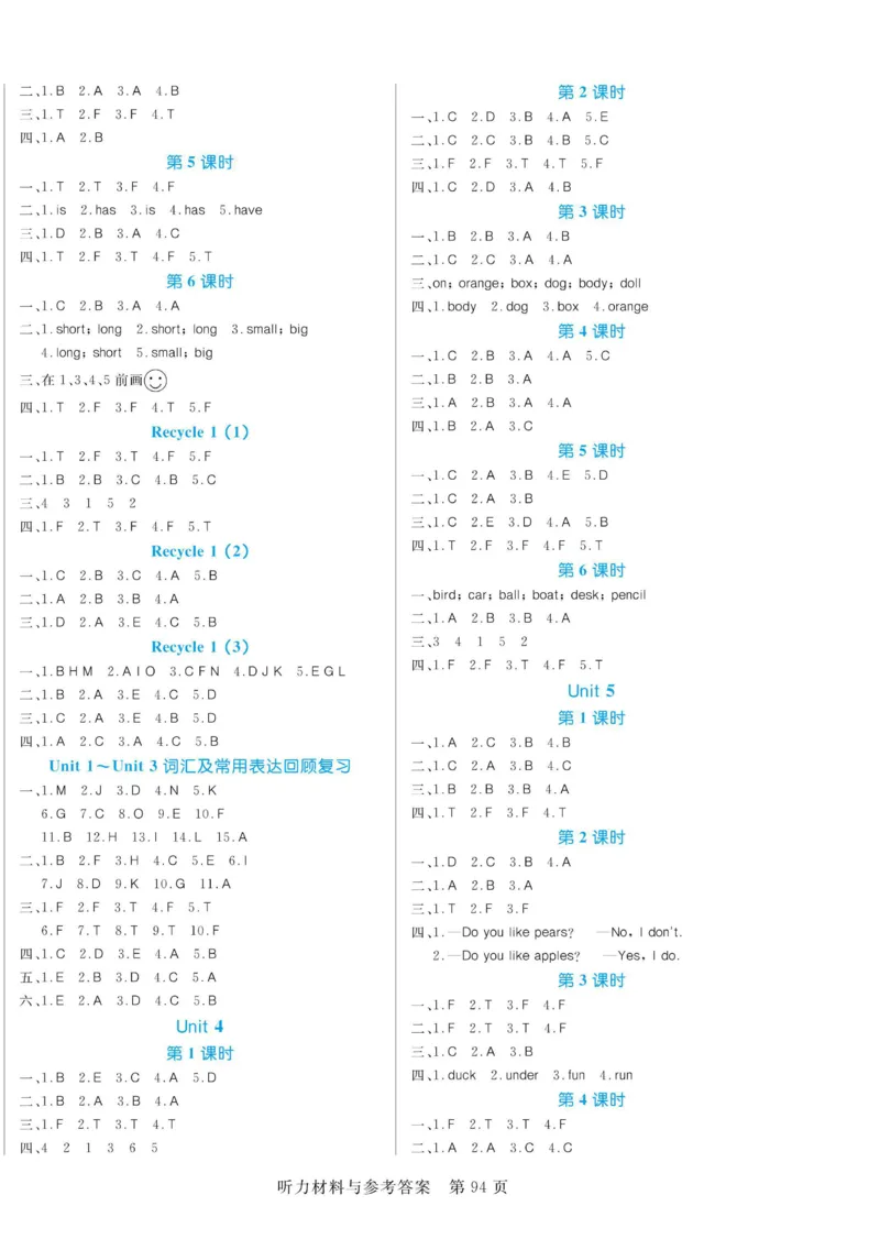 三下英语《黄冈名师天天练》练习册+知识卡+试卷+答案_26春四年级上下册人教版_四上英语合集人教版PEP英语四年级上册新教材（教学视频+课件+动画+音频+练习+教案）_17练习资料