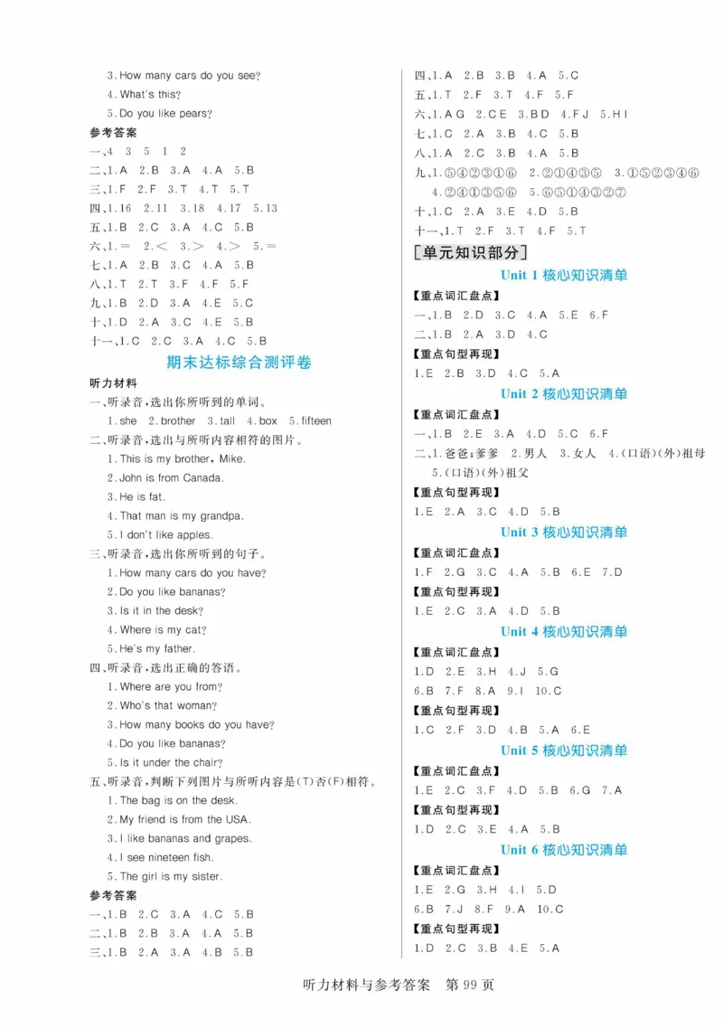 三下英语《黄冈名师天天练》练习册+知识卡+试卷+答案_26春四年级上下册人教版_四上英语合集人教版PEP英语四年级上册新教材（教学视频+课件+动画+音频+练习+教案）_17练习资料