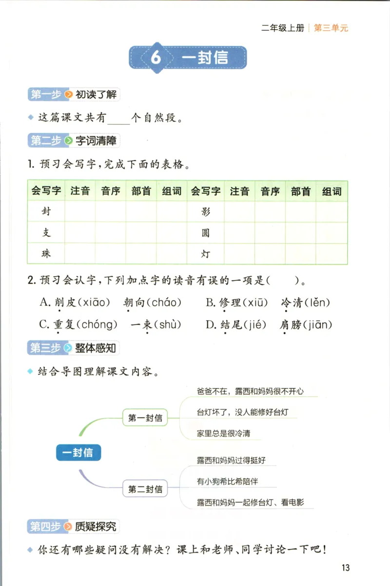 一本二年级上册语文高效预习单_26春四年级上下册人教版_四上英语合集人教版PEP英语四年级上册新教材（教学视频+课件+动画+音频+练习+教案）_17练习资料_《预习卡》_1-6上册