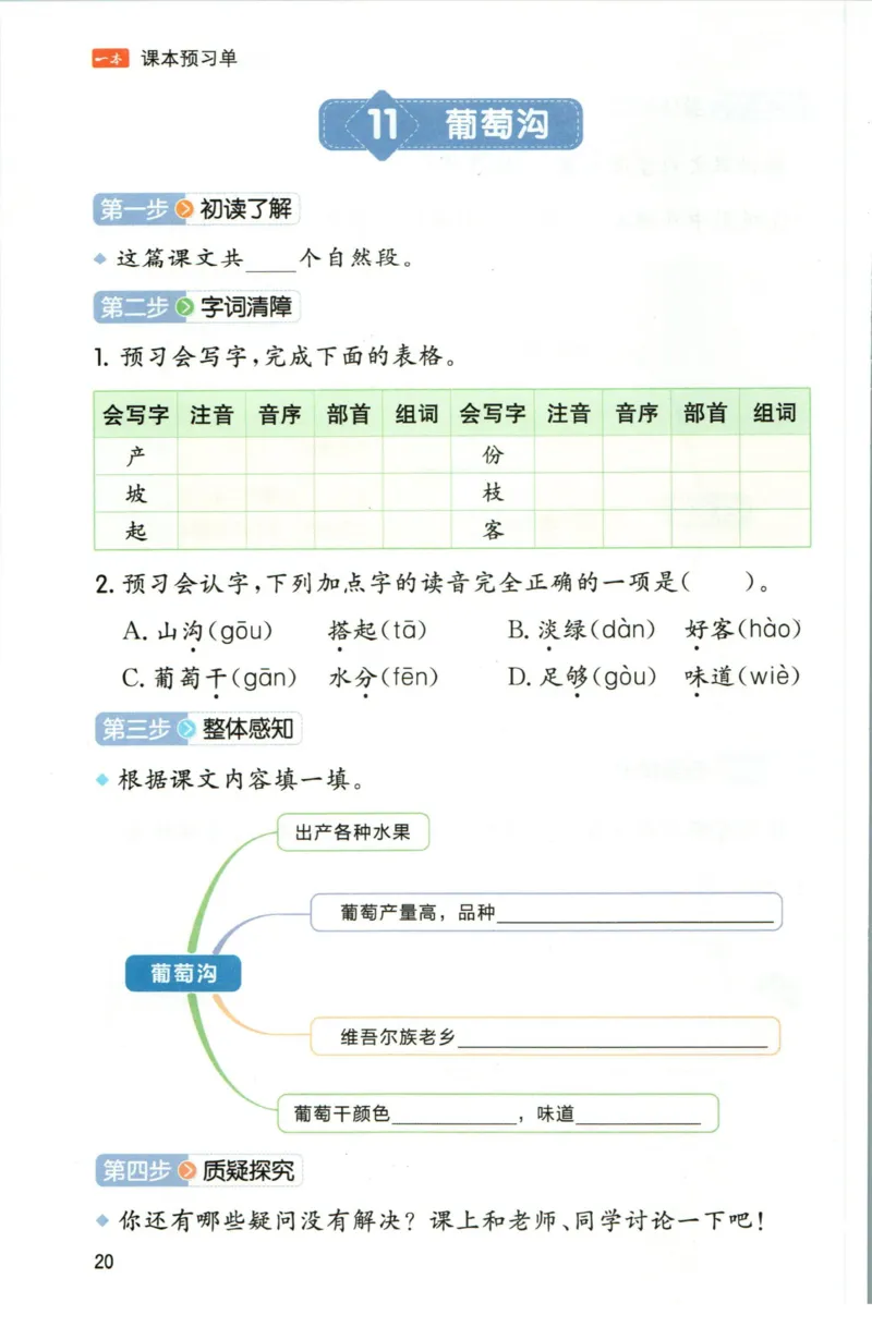 一本二年级上册语文高效预习单_26春四年级上下册人教版_四上英语合集人教版PEP英语四年级上册新教材（教学视频+课件+动画+音频+练习+教案）_17练习资料_《预习卡》_1-6上册