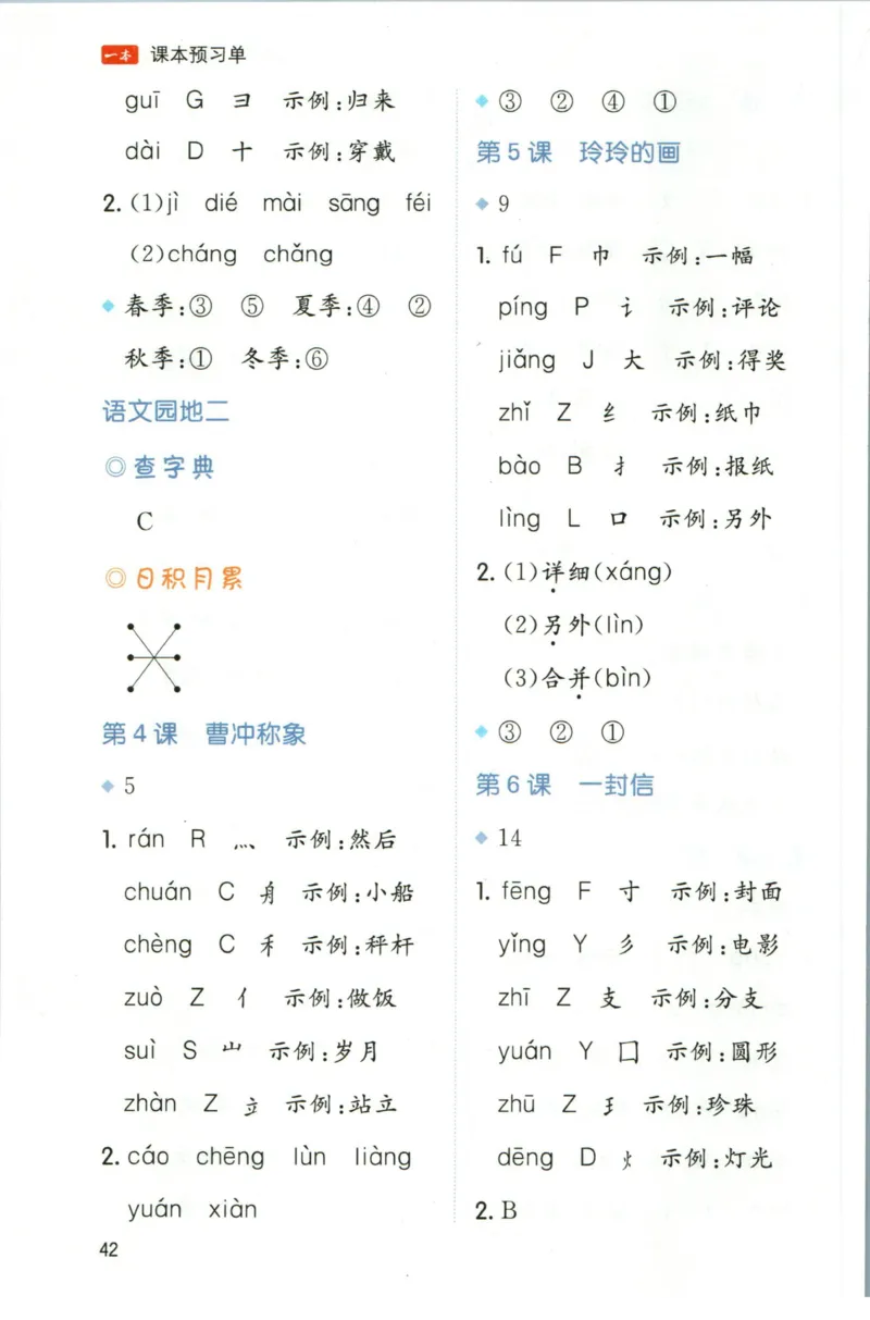 一本二年级上册语文高效预习单_26春四年级上下册人教版_四上英语合集人教版PEP英语四年级上册新教材（教学视频+课件+动画+音频+练习+教案）_17练习资料_《预习卡》_1-6上册
