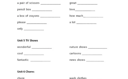 人教新起点五上单词默写表_26春四年级上下册人教版_四上英语合集人教版PEP英语四年级上册新教材（教学视频+课件+动画+音频+练习+教案）_17练习资料_小学英语（预习复习资料大礼包）_416