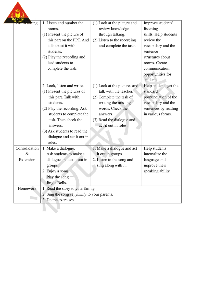 Thefirstperiod(第一课时)_26春四年级上下册人教版_四上英语合集人教版PEP英语四年级上册新教材（教学视频+课件+动画+音频+练习+教案）_19同步教案课件_人教pep3_3-6上册_4年级上册_Recycle2