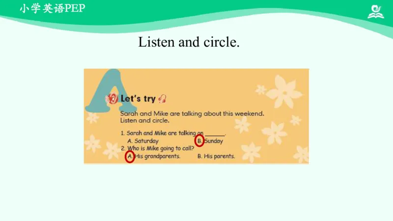 Unit2LastWeekendPartA课件_26春四年级上下册人教版_四上英语合集人教版PEP英语四年级上册新教材（教学视频+课件+动画+音频+练习+教案）_19同步教案课件_人教pep3_6年级下册_PDF课件