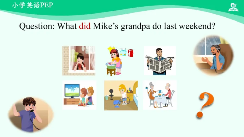 Unit2LastWeekendPartA课件_26春四年级上下册人教版_四上英语合集人教版PEP英语四年级上册新教材（教学视频+课件+动画+音频+练习+教案）_19同步教案课件_人教pep3_6年级下册_PDF课件
