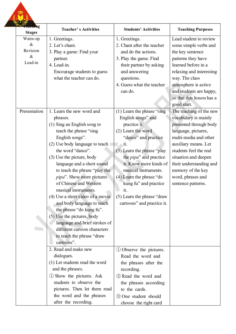 Thesecondperiod(第二课时)_26春四年级上下册人教版_四上英语合集人教版PEP英语四年级上册新教材（教学视频+课件+动画+音频+练习+教案）_19同步教案课件_人教pep3_3-6上册_5年级上册_Unit4