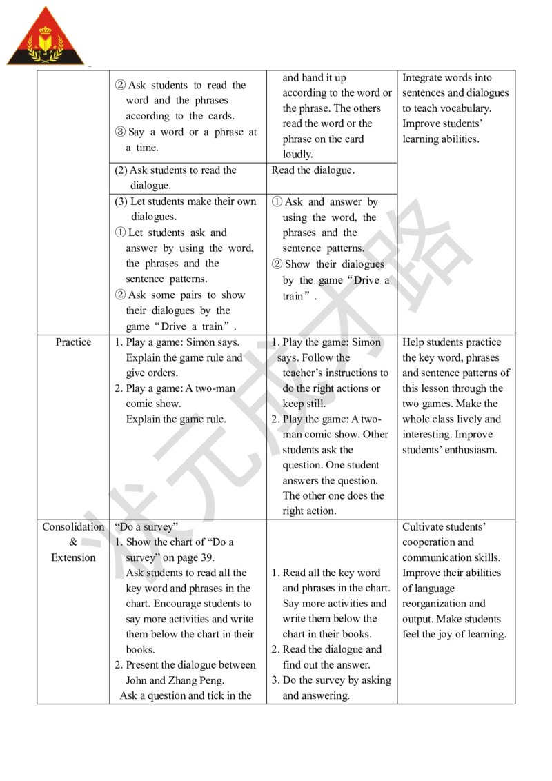 Thesecondperiod(第二课时)_26春四年级上下册人教版_四上英语合集人教版PEP英语四年级上册新教材（教学视频+课件+动画+音频+练习+教案）_19同步教案课件_人教pep3_3-6上册_5年级上册_Unit4