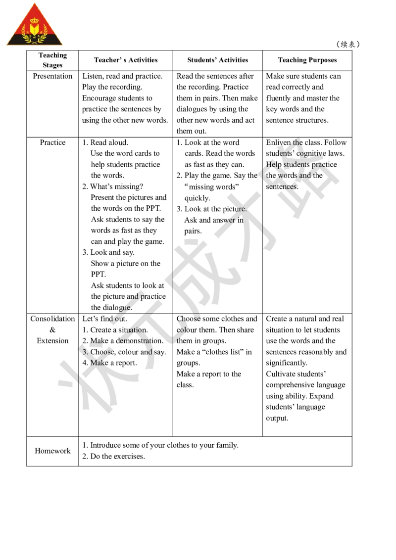Thefifthperiod（第五课时）_26春四年级上下册人教版_四上英语合集人教版PEP英语四年级上册新教材（教学视频+课件+动画+音频+练习+教案）_19同步教案课件_人教pep3_3-6下册_4年级下册_Unit5
