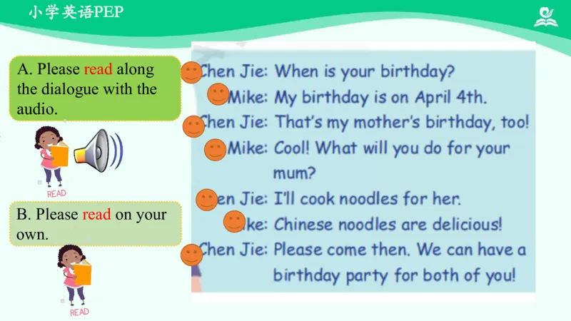 Unit4Whenistheartshow？-PartB课件_26春四年级上下册人教版_四上英语合集人教版PEP英语四年级上册新教材（教学视频+课件+动画+音频+练习+教案）_19同步教案课件_人教pep3_5年级下册