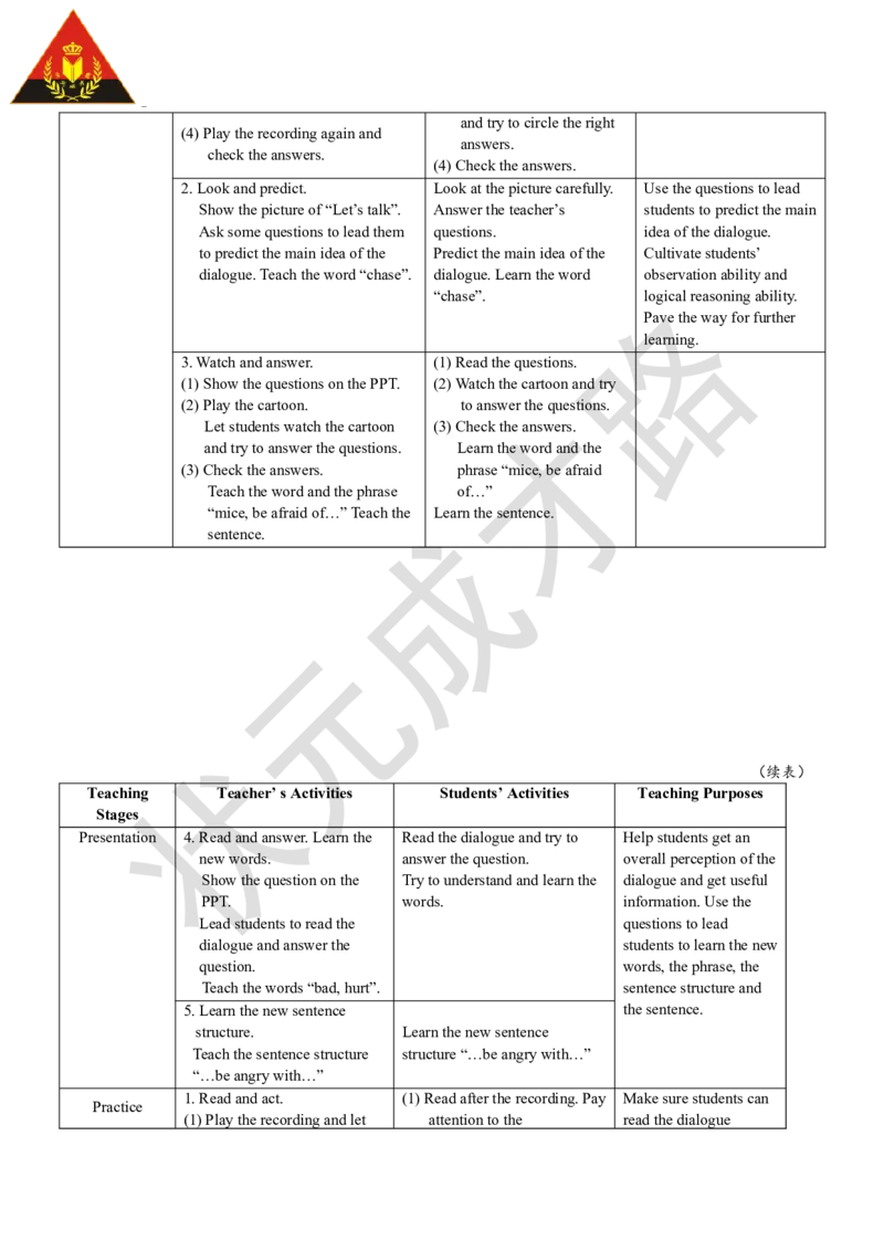 Thefirstperiod（第一课时）_26春四年级上下册人教版_四上英语合集人教版PEP英语四年级上册新教材（教学视频+课件+动画+音频+练习+教案）_19同步教案课件_人教pep3_3-6上册_6年级上册_Unit6