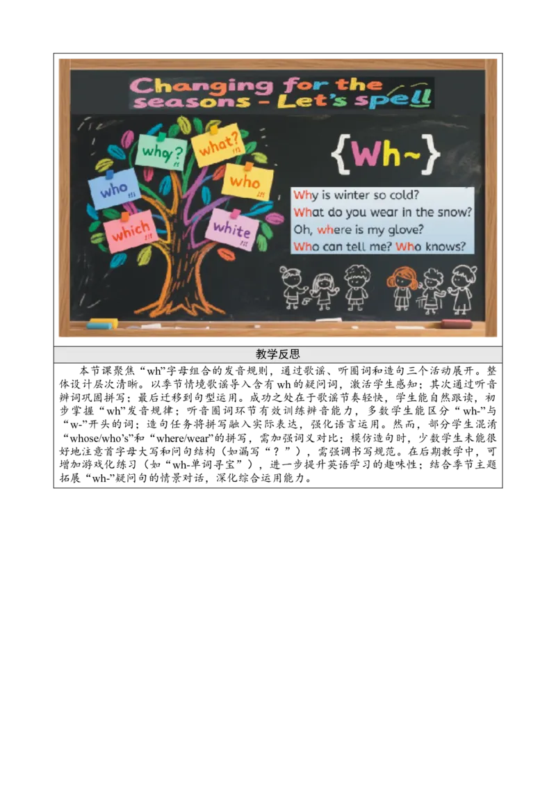 Unit6Changingfortheseasons教案_26春四年级上下册人教版_四上英语合集人教版PEP英语四年级上册新教材（教学视频+课件+动画+音频+练习+教案）_19同步教案课件_人教pep3_3-6上册