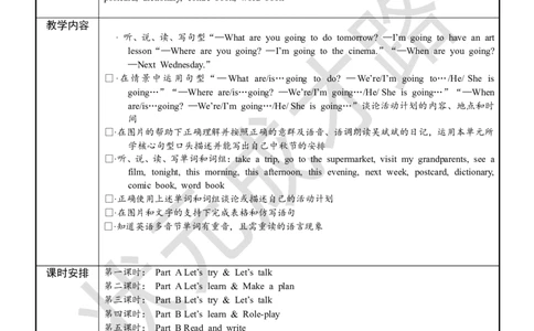 Thefirstperiod(第一课时)_26春四年级上下册人教版_四上英语合集人教版PEP英语四年级上册新教材（教学视频+课件+动画+音频+练习+教案）_19同步教案课件_人教pep3_3-6上册_6年级上册_Unit3