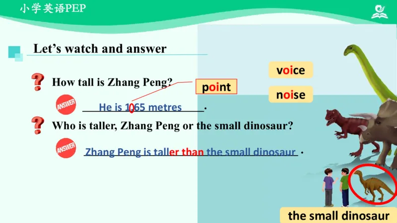 Unit1Howtallareyou？-PartA课件_26春四年级上下册人教版_四上英语合集人教版PEP英语四年级上册新教材（教学视频+课件+动画+音频+练习+教案）_19同步教案课件_人教pep3_6年级下册