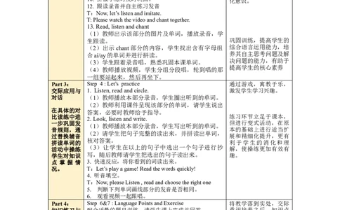 Unit5第3课时PartALet'sspell_26春四年级上下册人教版_四上英语合集人教版PEP英语四年级上册新教材（教学视频+课件+动画+音频+练习+教案）_19同步教案课件_人教pep3_3-6上册