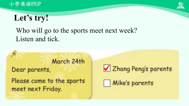 Unit3MySchoolCalendarPartA课件_26春四年级上下册人教版_四上英语合集人教版PEP英语四年级上册新教材（教学视频+课件+动画+音频+练习+教案）_19同步教案课件_人教pep3_5年级下册_PDF课件