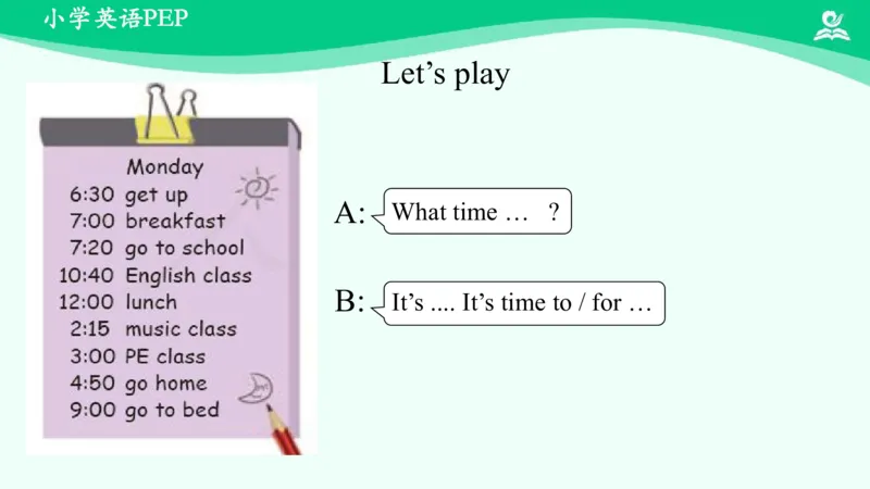 Unit2PartB课件_26春四年级上下册人教版_四上英语合集人教版PEP英语四年级上册新教材（教学视频+课件+动画+音频+练习+教案）_19同步教案课件_人教pep3_4年级下册_PDF课件