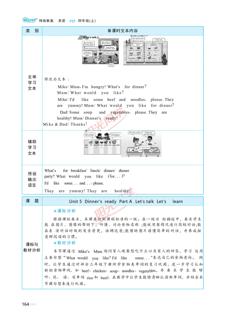 Unit5_26春四年级上下册人教版_四上英语合集人教版PEP英语四年级上册新教材（教学视频+课件+动画+音频+练习+教案）_19同步教案课件_人教pep3_小学英语PEP单独教案（3-6年级上下册）