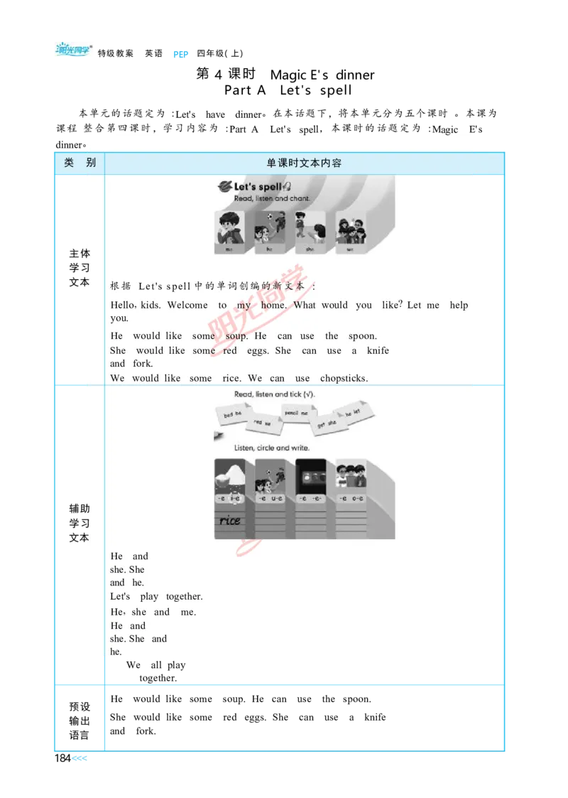 Unit5_26春四年级上下册人教版_四上英语合集人教版PEP英语四年级上册新教材（教学视频+课件+动画+音频+练习+教案）_19同步教案课件_人教pep3_小学英语PEP单独教案（3-6年级上下册）