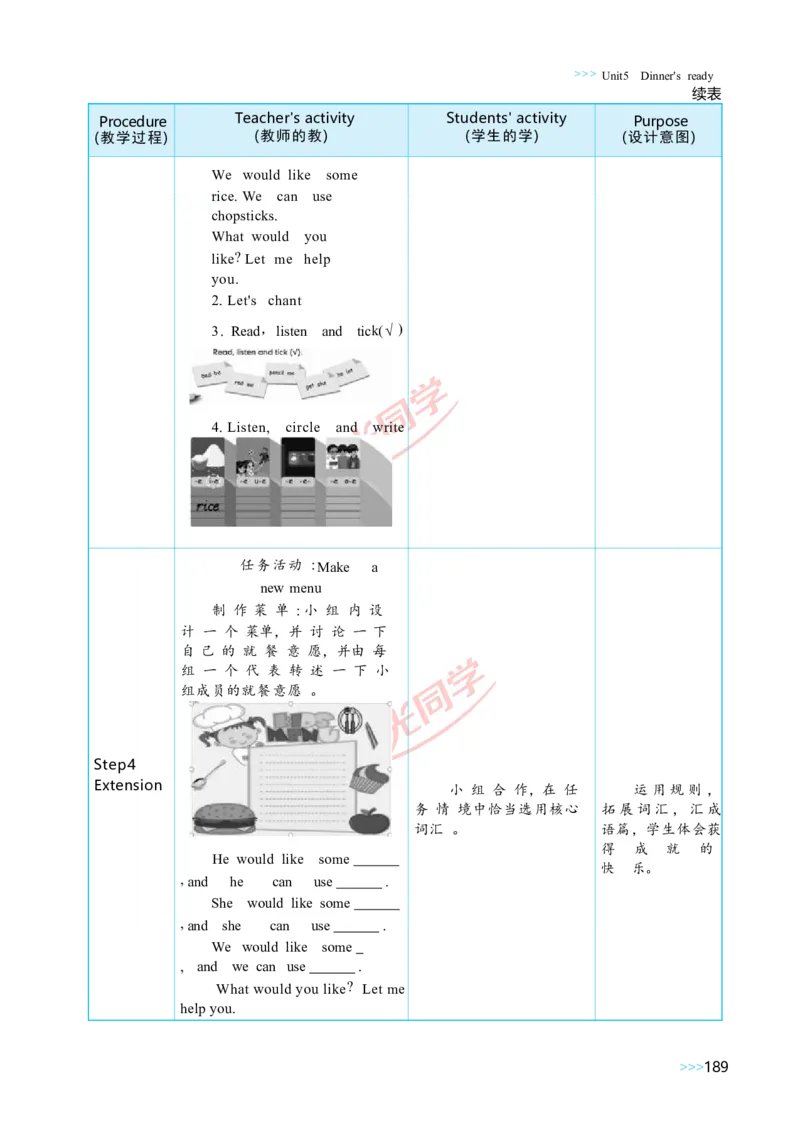 Unit5_26春四年级上下册人教版_四上英语合集人教版PEP英语四年级上册新教材（教学视频+课件+动画+音频+练习+教案）_19同步教案课件_人教pep3_小学英语PEP单独教案（3-6年级上下册）