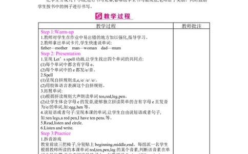 Unit2Myfamily_26春四年级上下册人教版_四上英语合集人教版PEP英语四年级上册新教材（教学视频+课件+动画+音频+练习+教案）_19同步教案课件_人教pep3_3-6下册_《梓耕教育教案》