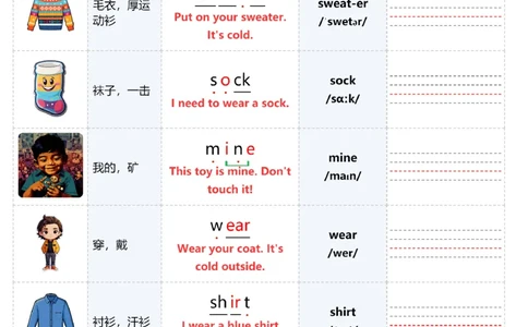 U6自然拼读单词表_26春四年级上下册人教版_四上英语合集人教版PEP英语四年级上册新教材（教学视频+课件+动画+音频+练习+教案）_09自然拼读单词表配扫码音频（pdf）