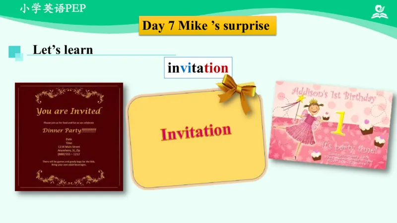 RecycleMike'shappydays(Day5-Day8)课件_26春四年级上下册人教版_四上英语合集人教版PEP英语四年级上册新教材（教学视频+课件+动画+音频+练习+教案）_19同步教案课件_人教pep3_6年级下册