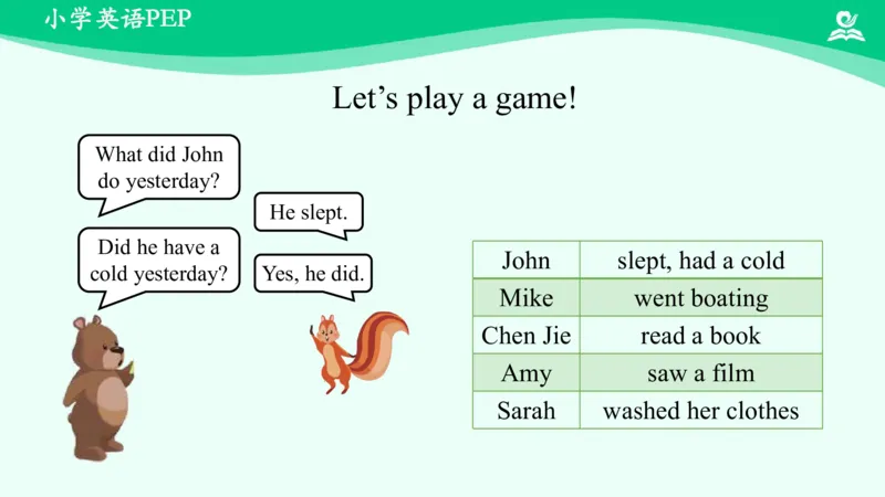 Unit2PartB课件_26春四年级上下册人教版_四上英语合集人教版PEP英语四年级上册新教材（教学视频+课件+动画+音频+练习+教案）_19同步教案课件_人教pep3_6年级下册_PDF课件